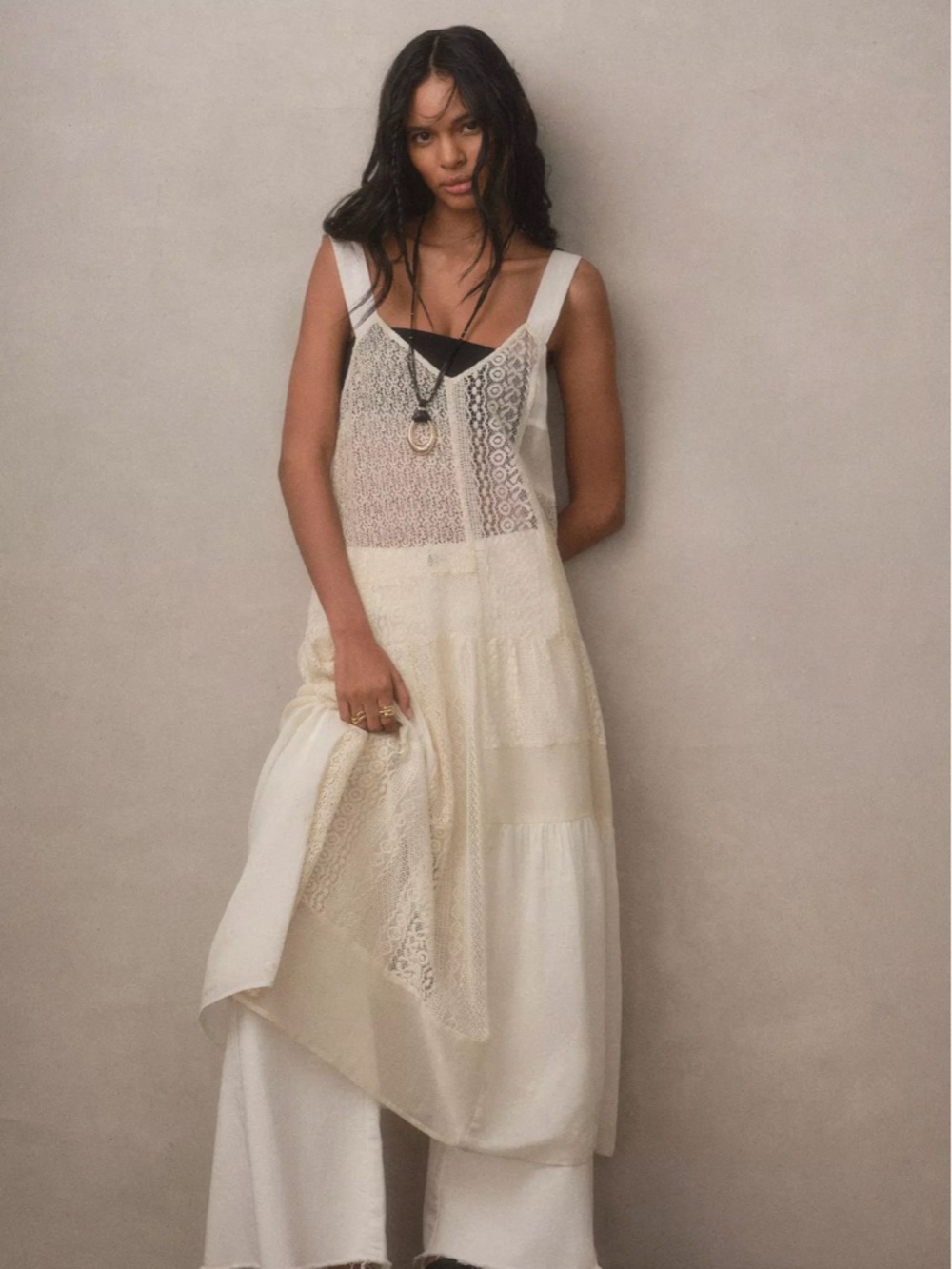 Anthropology | Delicate Lace Tunic